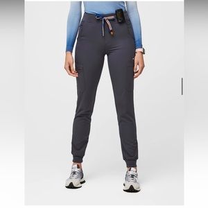 Figs Zamola Jogger Charcoal (High Waisted)